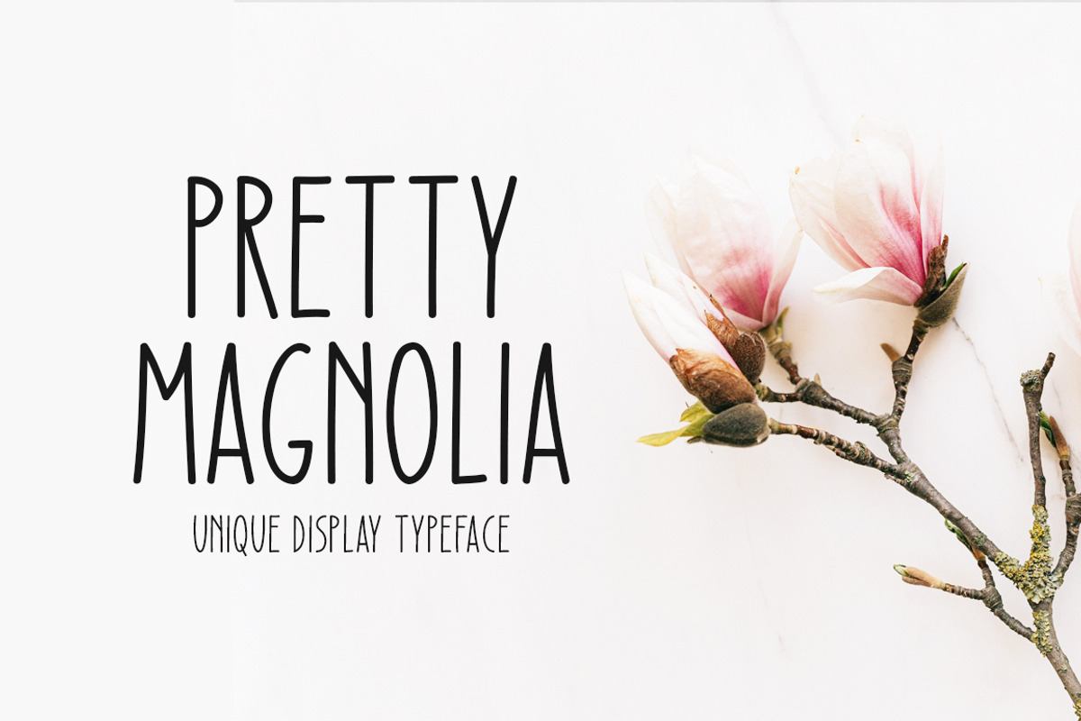 Pretty Magnolia Typeface Free Download Free Download