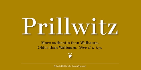 Prillwitz Font Free Download