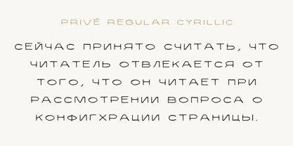 Privé Font Free Download