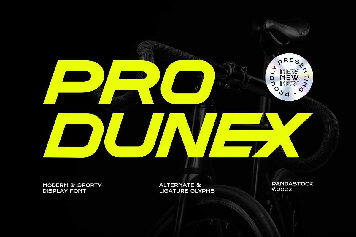 Pro Dunex Modern Typeface Free Download Free Download