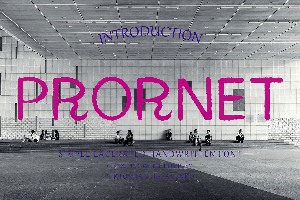 PRORNET - handwritten font Free Download Free Download