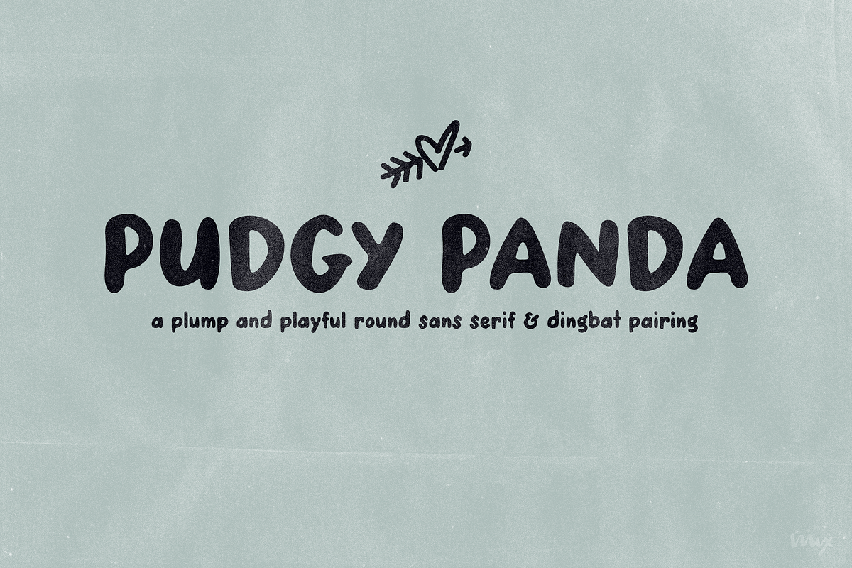 Pudgy Panda — A Sans & Dingbat Duo Free Download Free Download