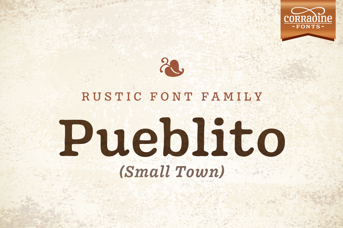 Pueblito font family Free Download Free Download