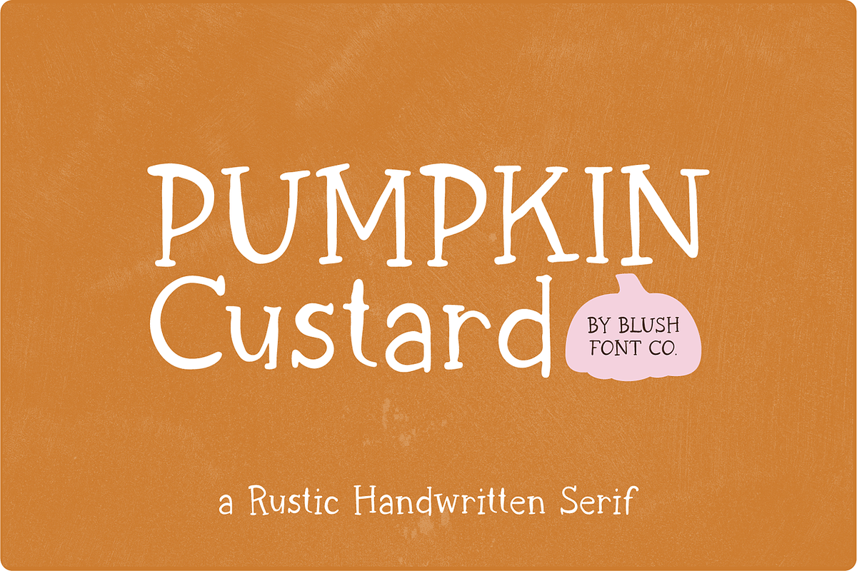 PUMPKIN CUSTARD Autumn Serif Font Free Download Free Download