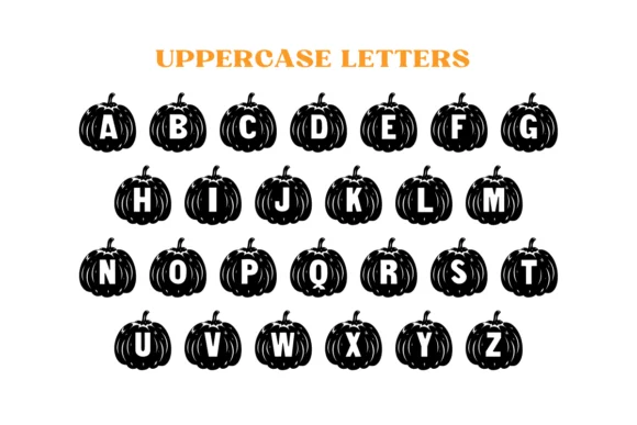 Pumpkin Halloween Font