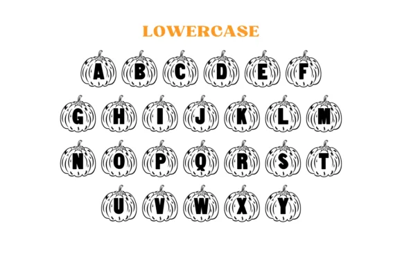 Pumpkin Halloween Font