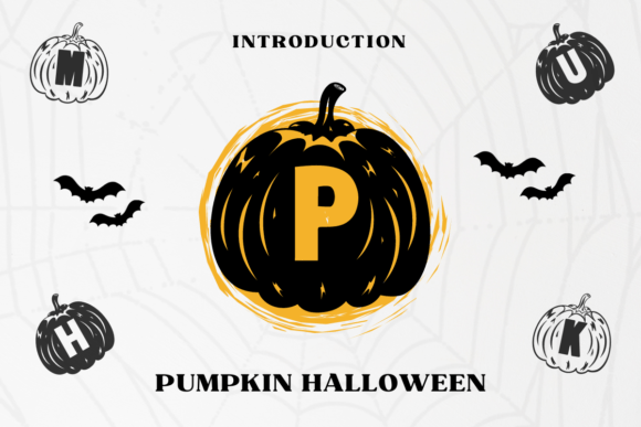 Pumpkin Halloween Font Free Download