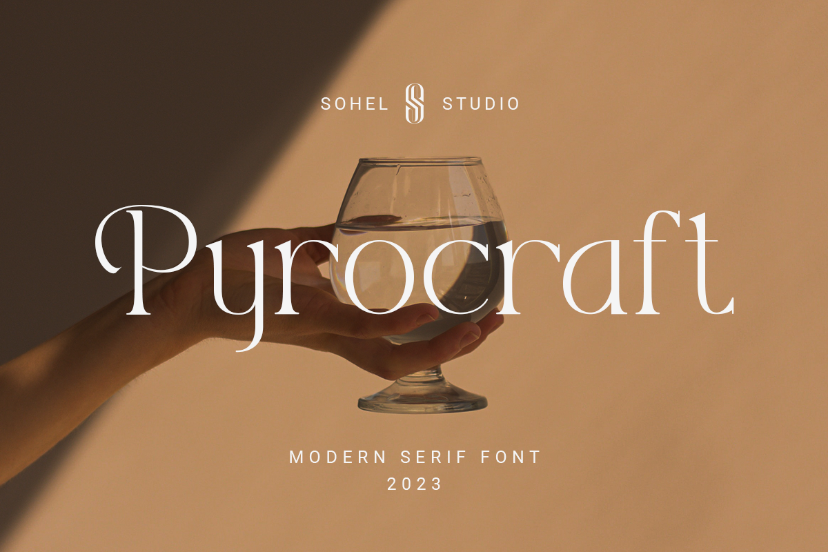 Pyrocraft - Modern Editorial Font Free Download Free Download