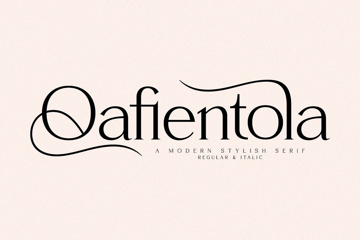 Qafientola A Modern Stylish Serif Free Download Free Download