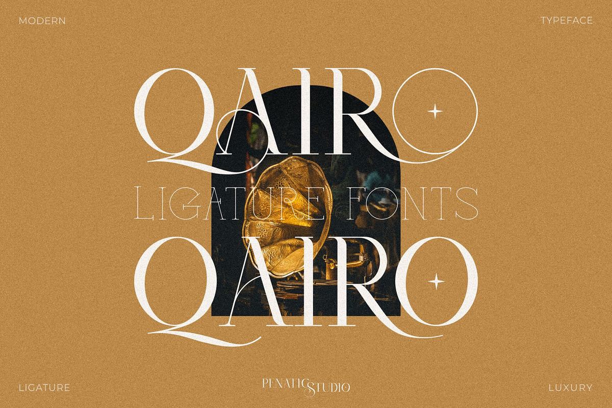 QAIRO _ Ligature fonts Free Download Free Download