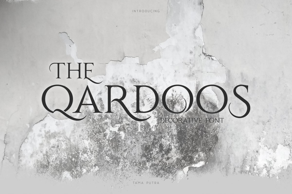 Qardoos Decorative Font Free Download