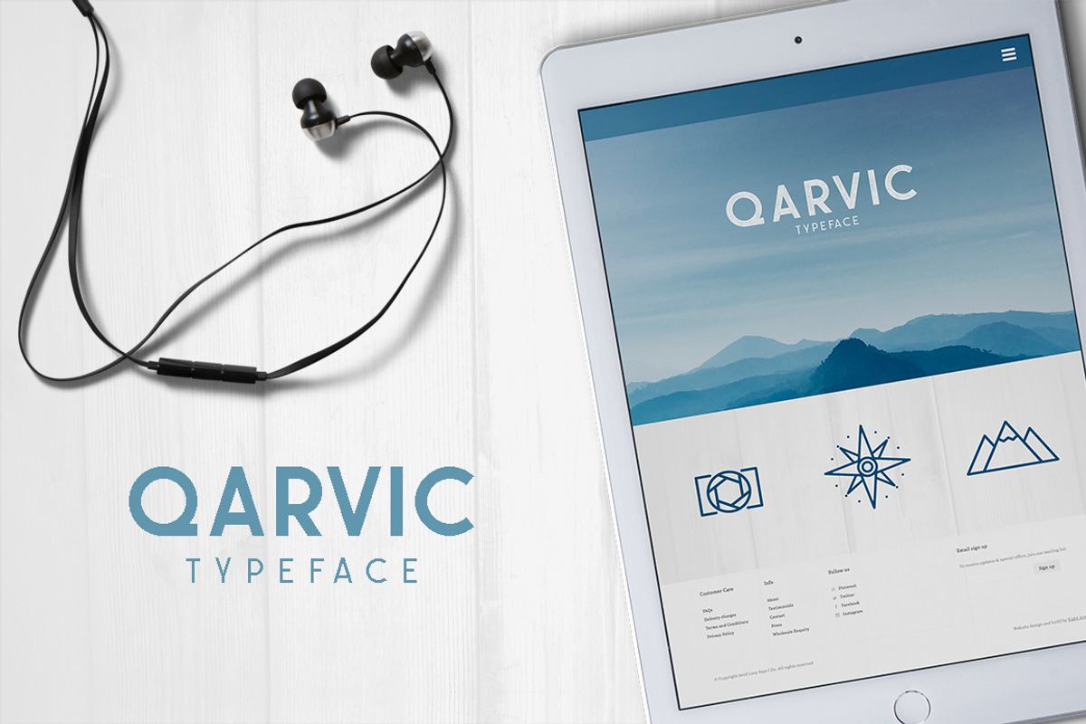 QARVIC Typeface Free Download Free Download