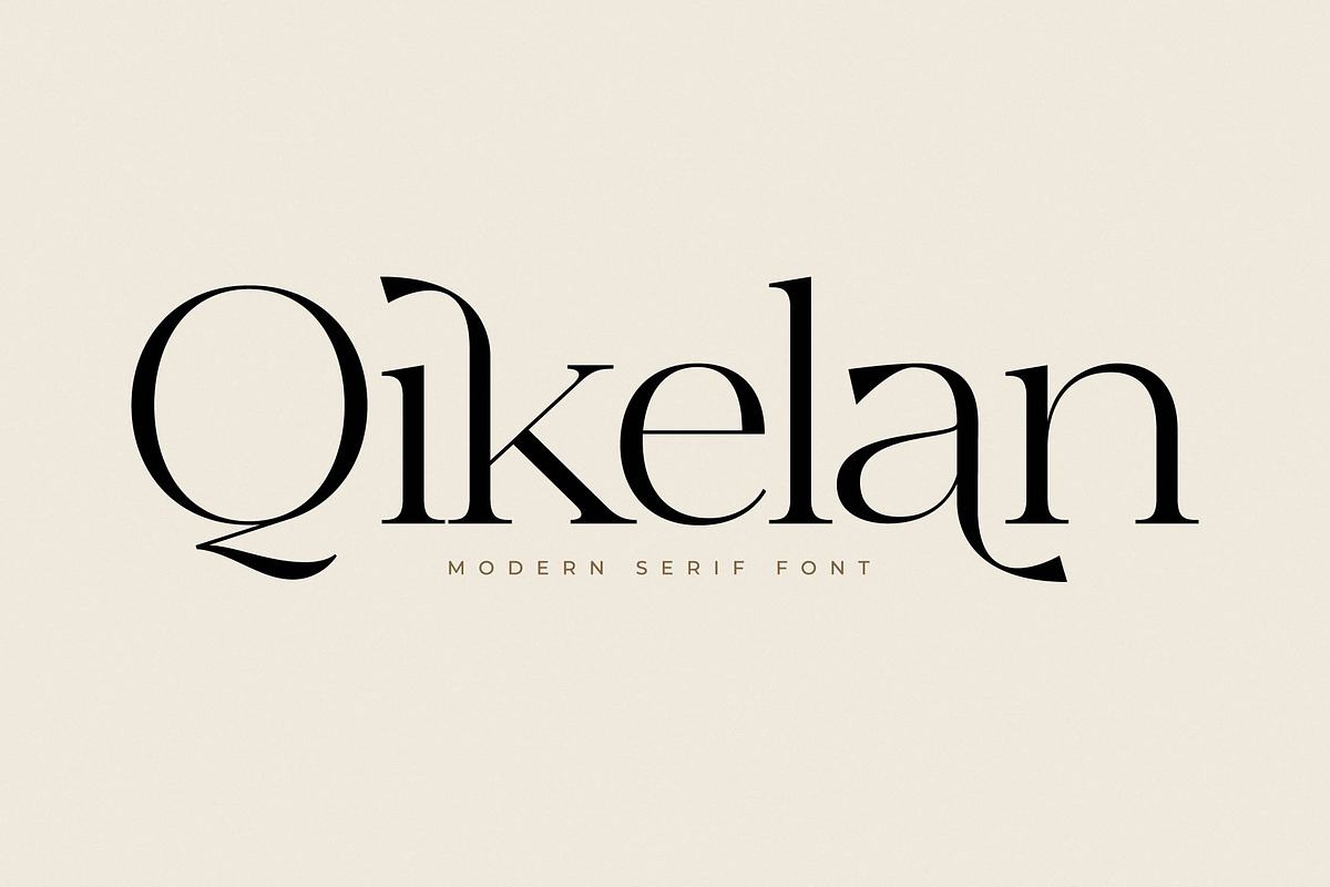 Qikelan Modern Serif Font Free Download Free Download