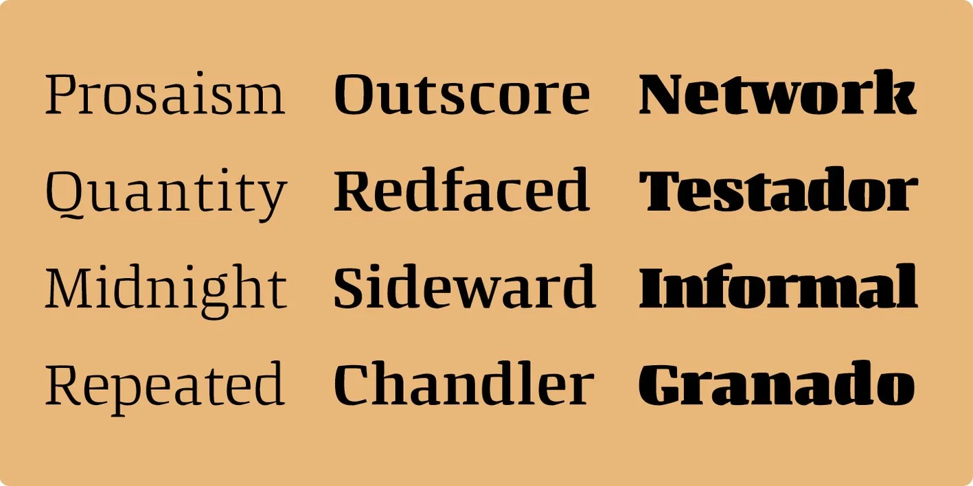 Quador Display Font