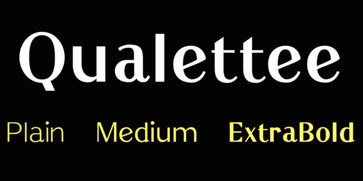 Qualettee Font Free Download