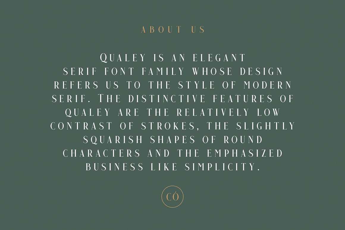 Qualey - Elegant Serif Font Free Download