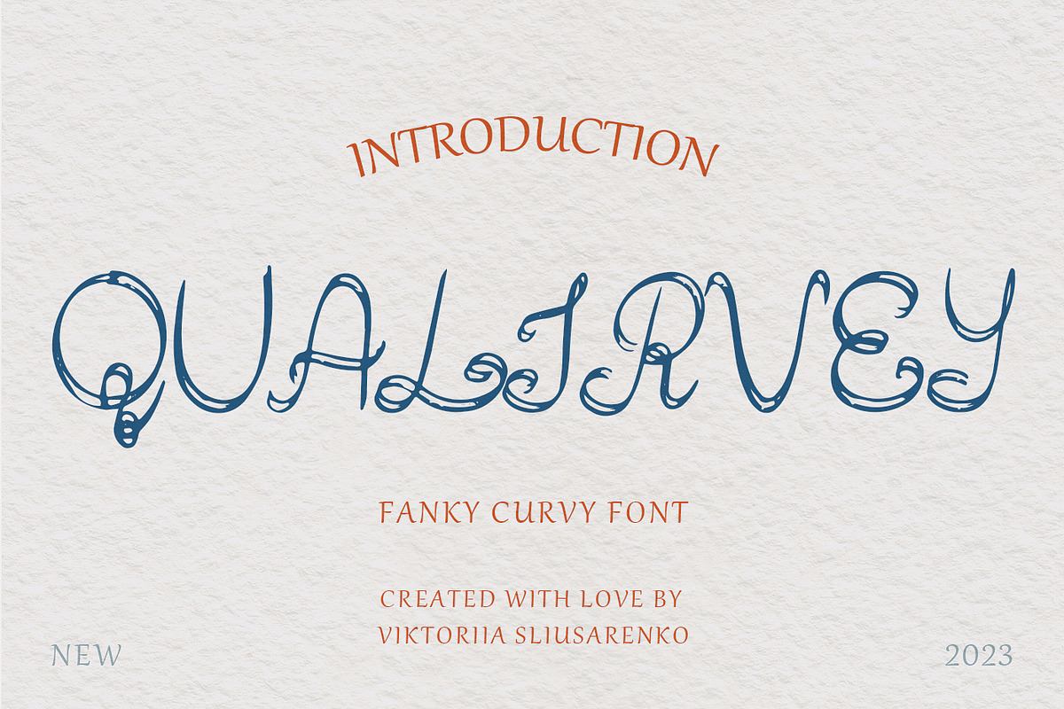 QUALIRVEY fanky curvy font Free Download Free Download