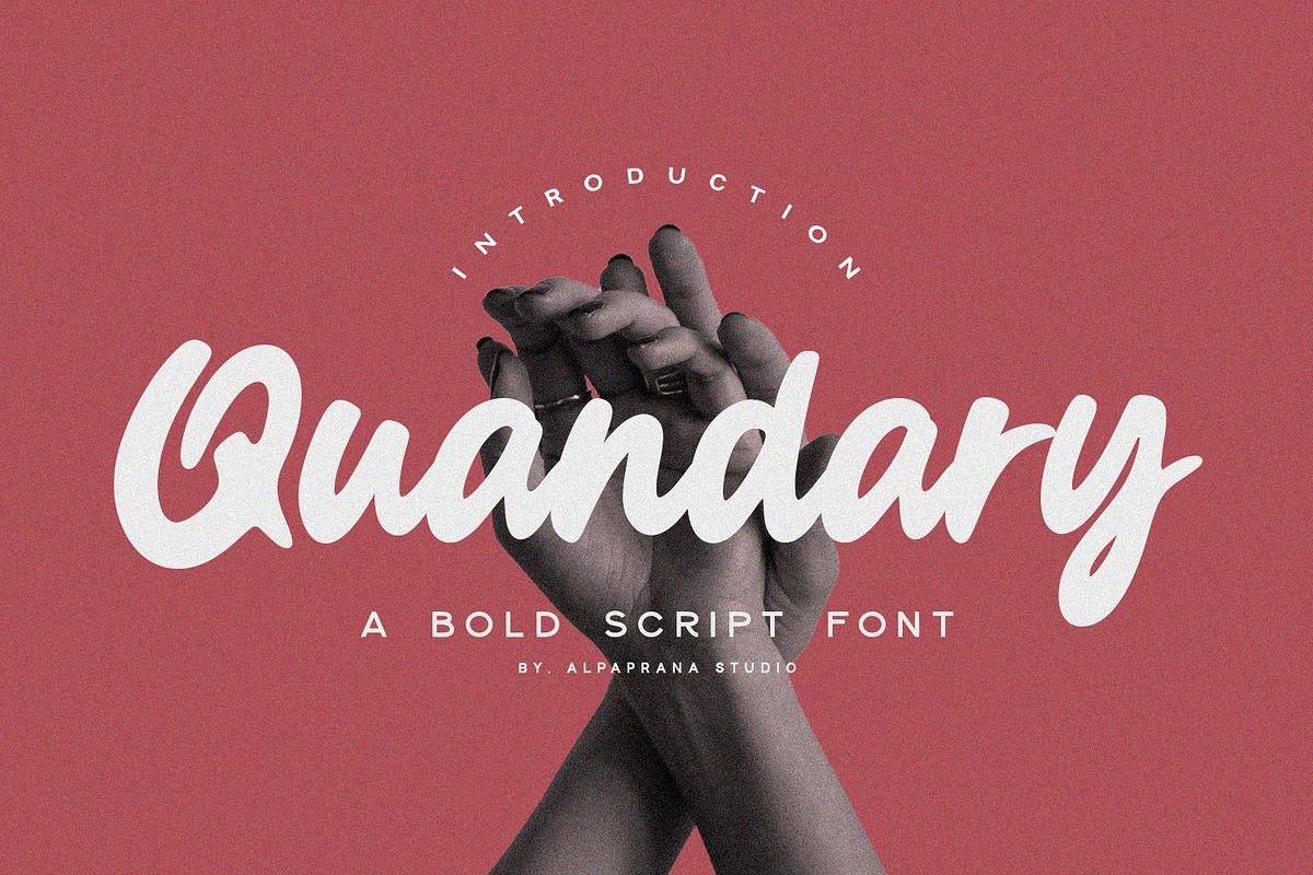 Quandary - Bold Script Free Download Free Download