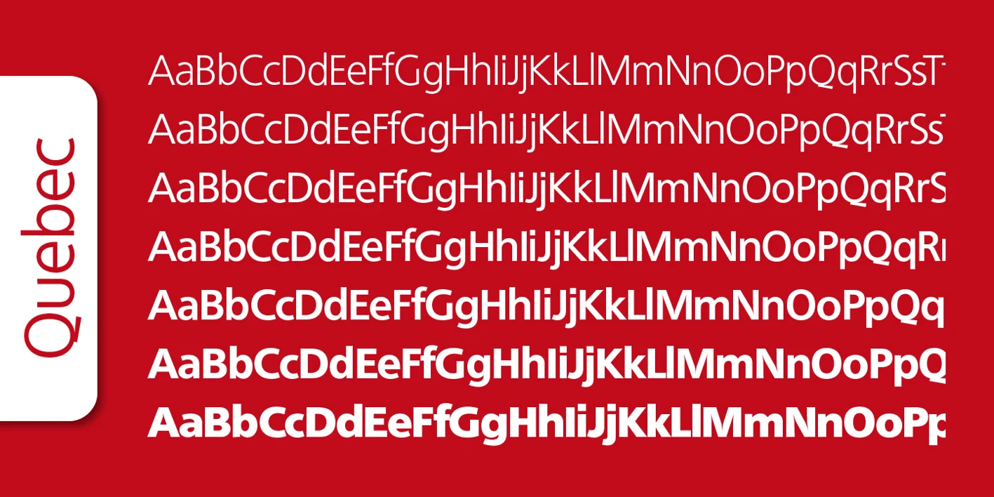 Quebec Serial Font