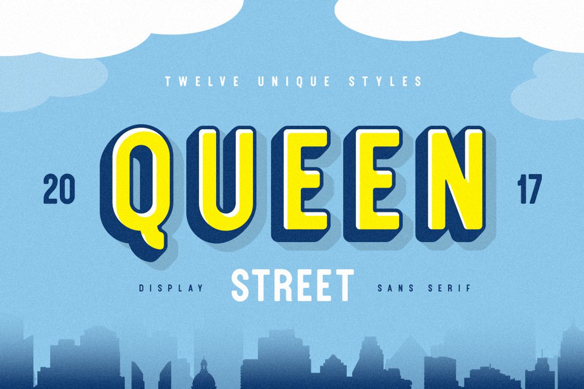 Queen Street Display Font Free Download Free Download