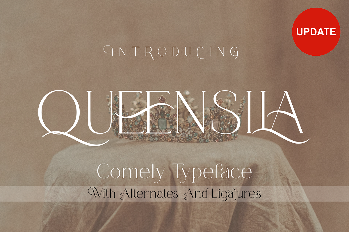 Queensila is a comely serif styled Free Download Free Download