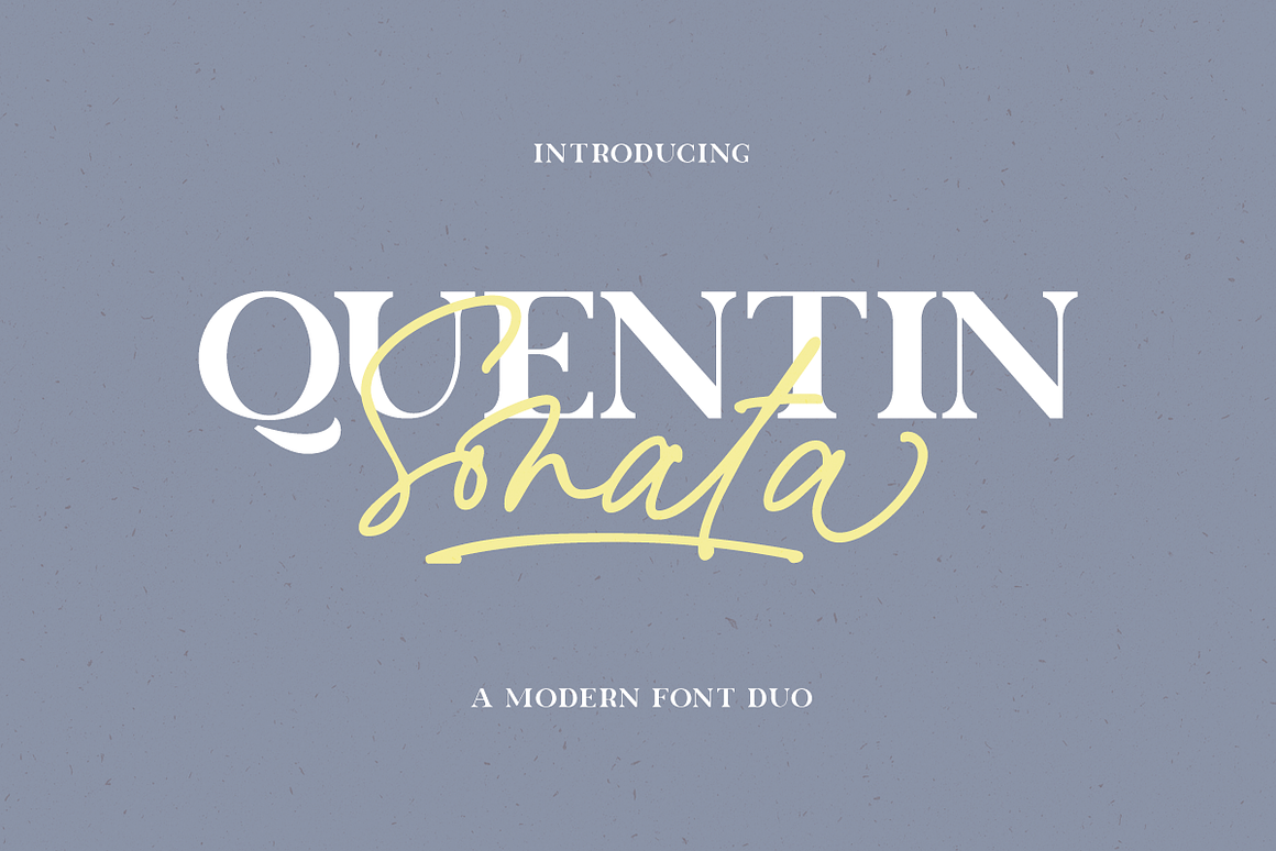 Quentin Sonata - Font Duo Free Download