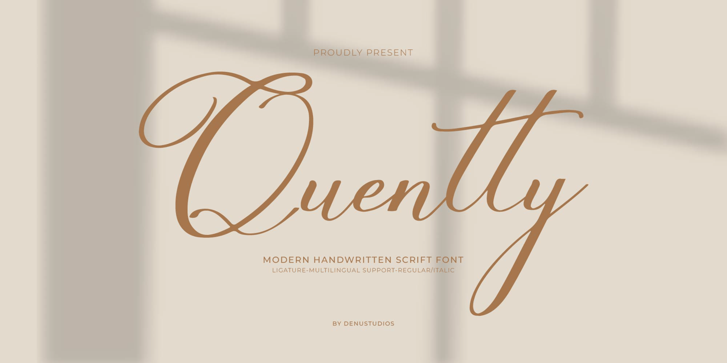 Quentty Font Free Download