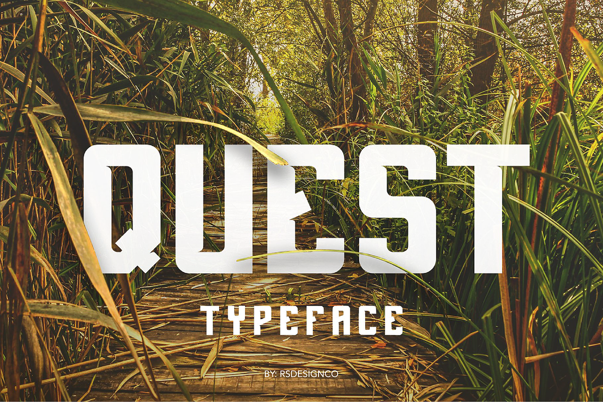 QUEST Typeface Free Download Free Download