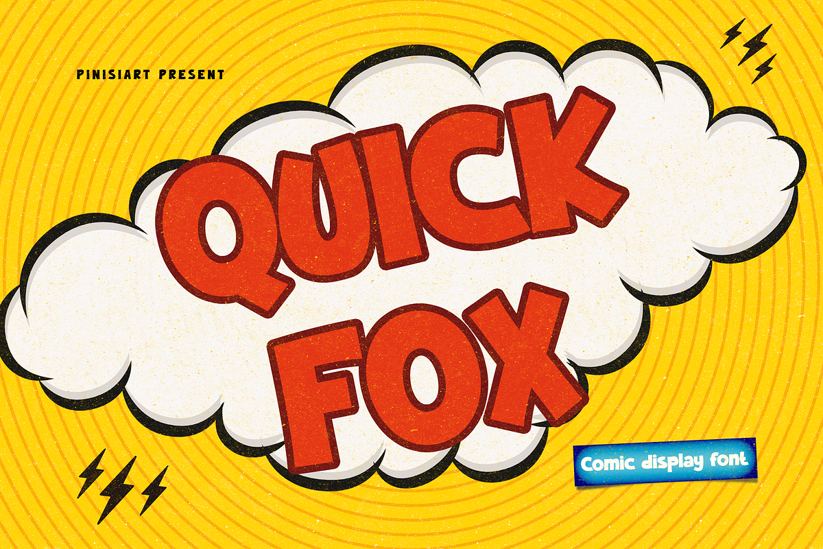 Quick Fox – Comic Display Font Free Download Free Download