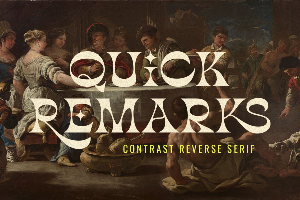 Quick Remarks - Reverse Serif Free Download Free Download