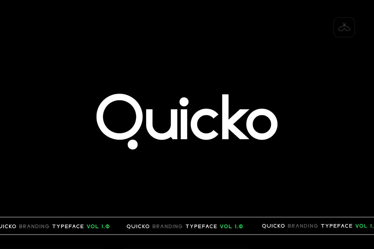 Quicko Display Typeface Free Download Free Download