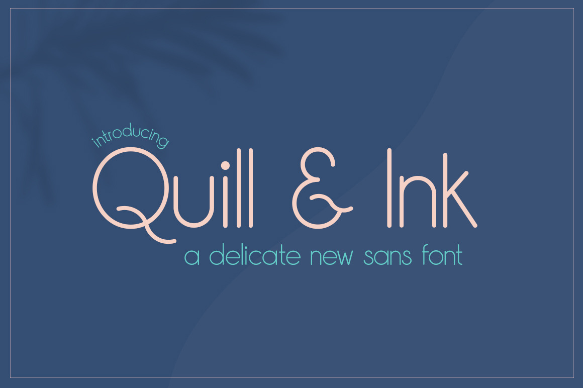 Quill & Ink Sans Font Free Download