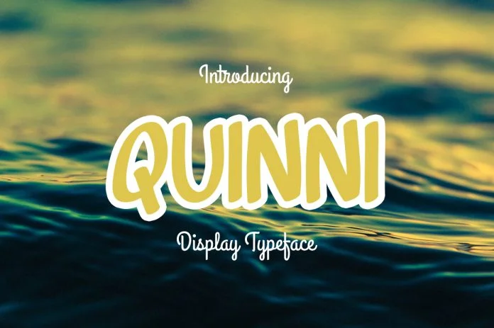 Quinni Typeface Free Download Free Download