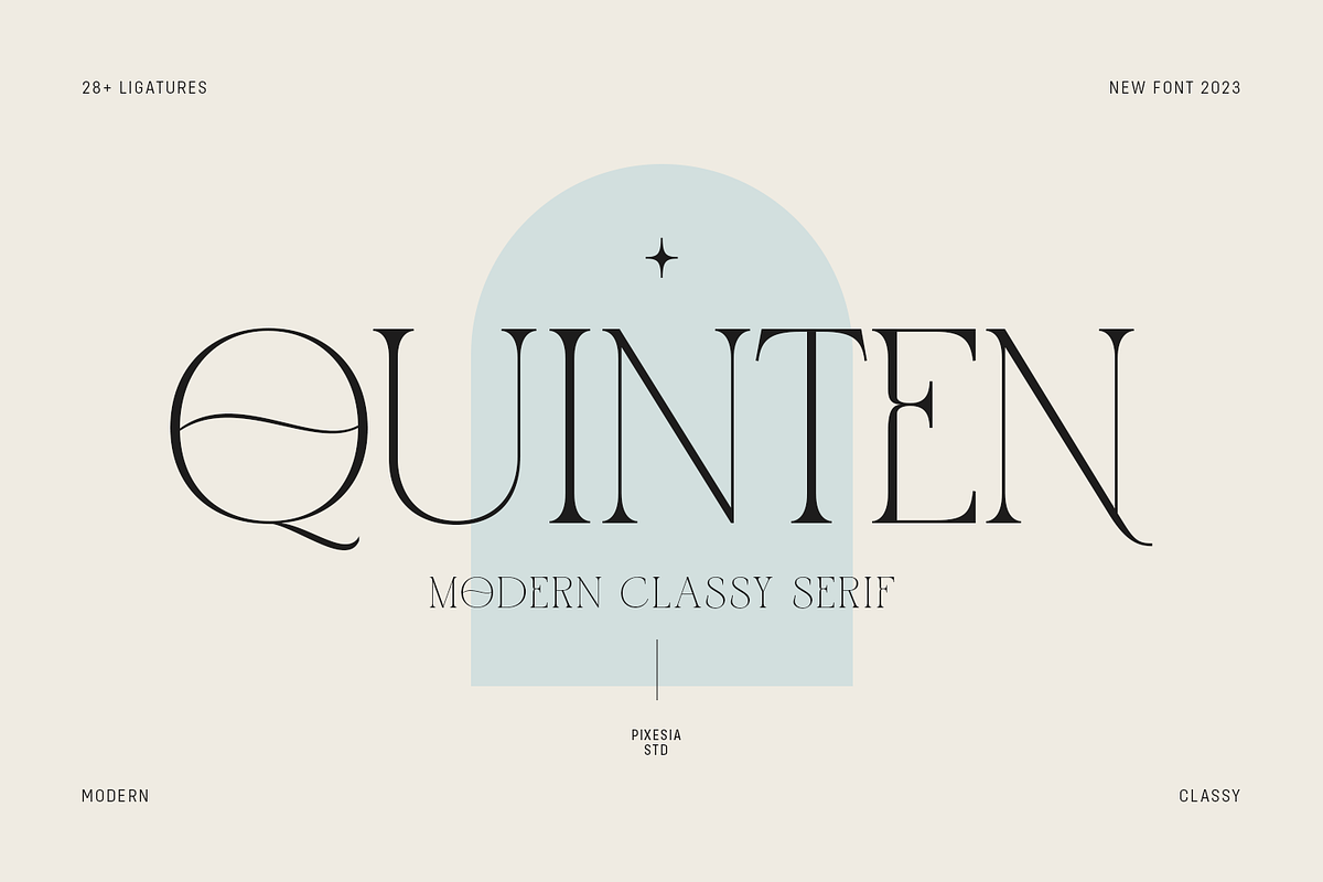 Quinten - Modern Classy Serif Free Download Free Download