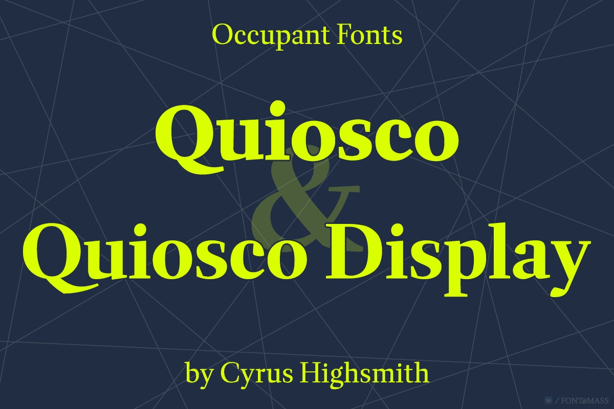 Quiosco Font Free Download