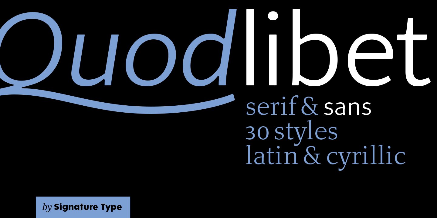 Quodlibet Sans Free Download Free Download