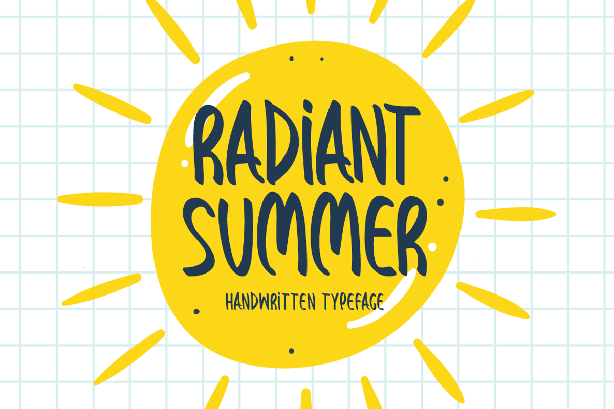 Radiant Summer Typeface Free Download Free Download