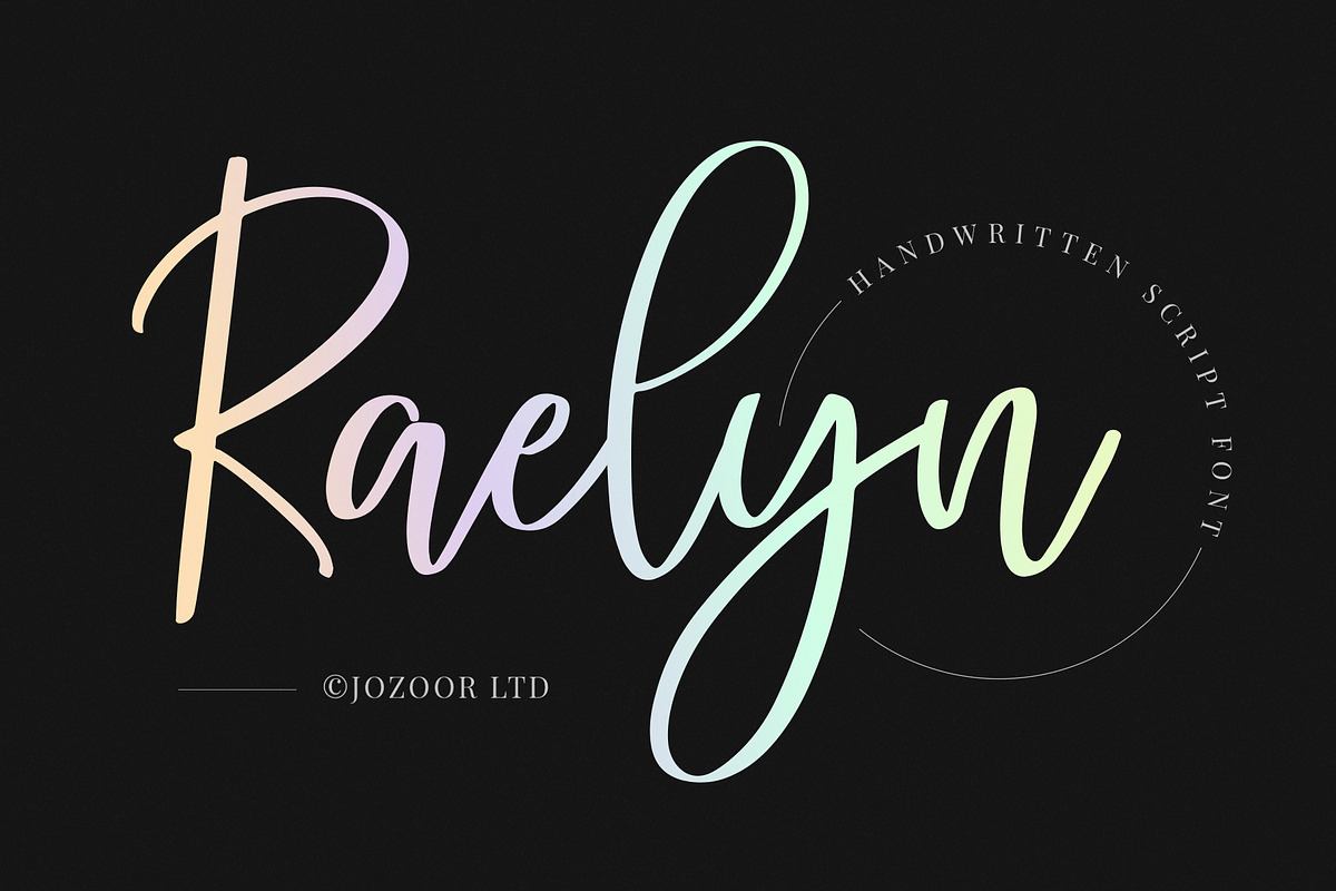 Raelyn - Lovely Script Font Free Download Free Download