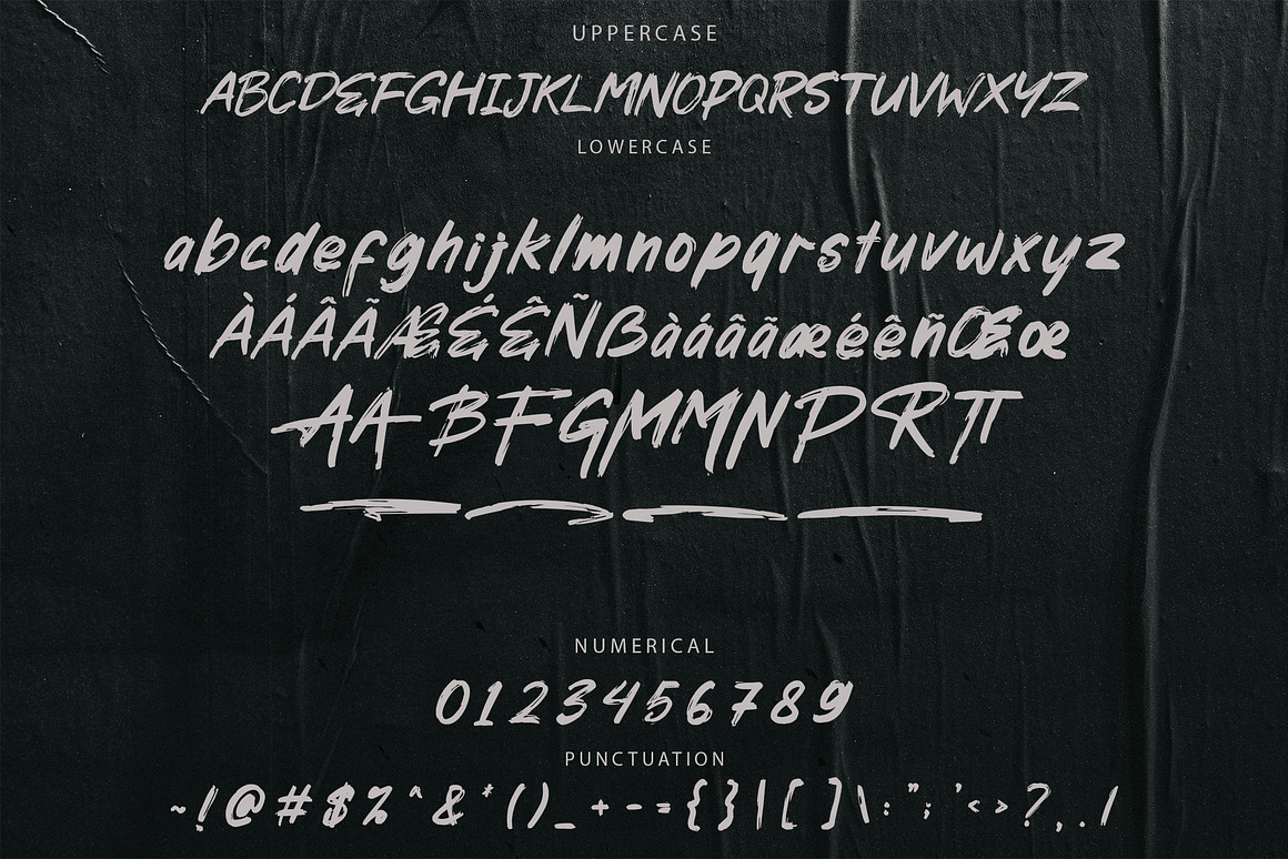 RAEMONA Rough Brush Font Free Download