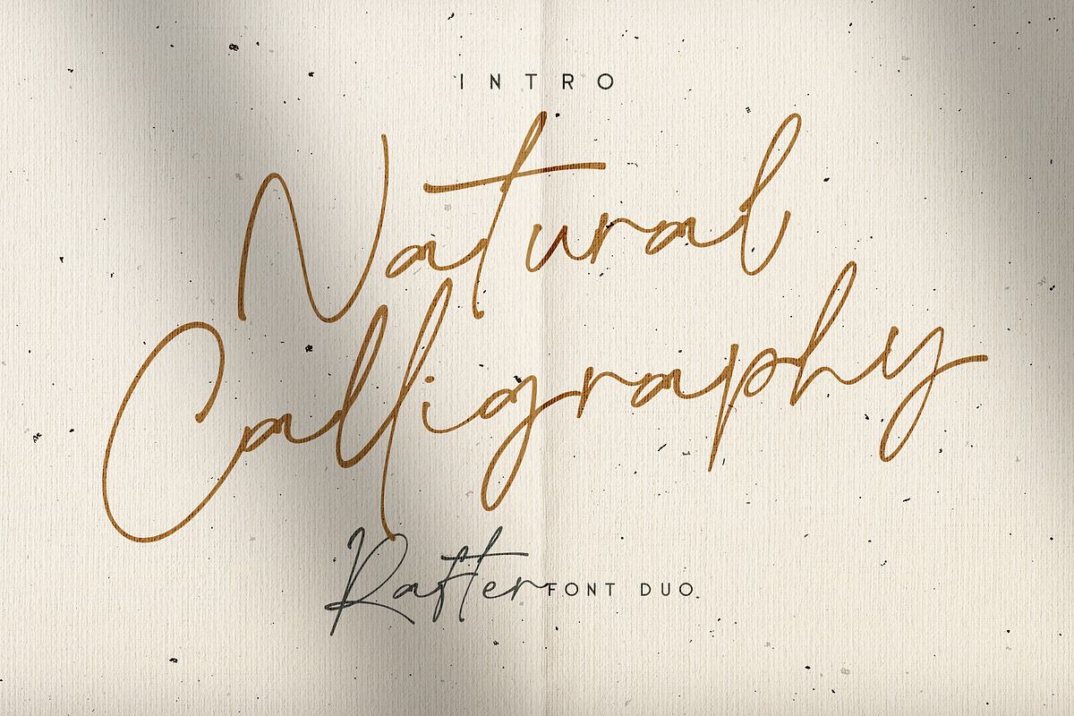 Rafter Handwriting Fonts Duo Free Download Free Download