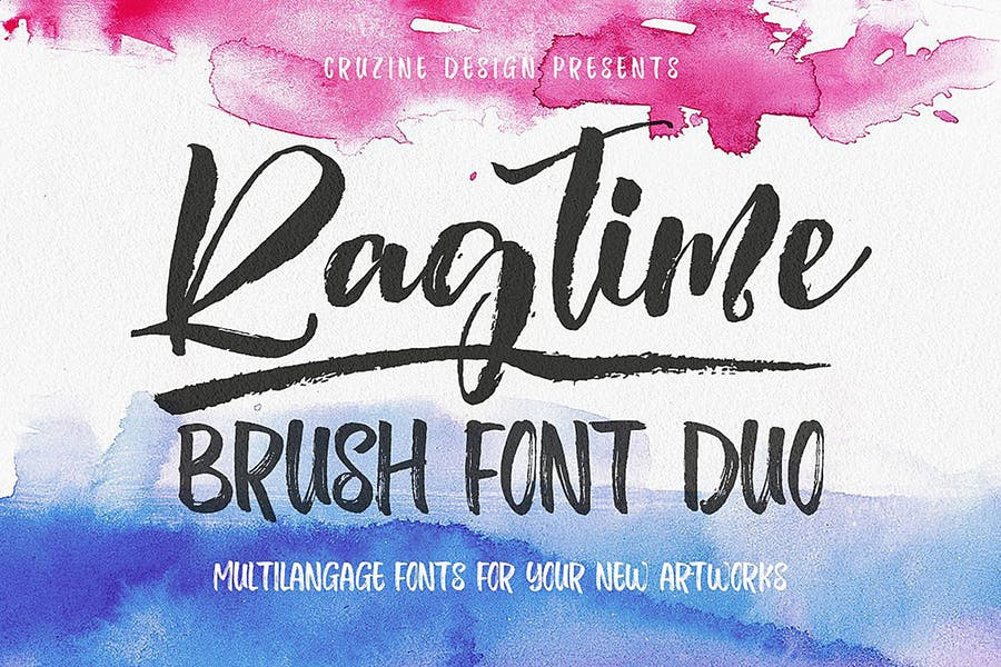 Ragtime - Brush Font Duo Free Download