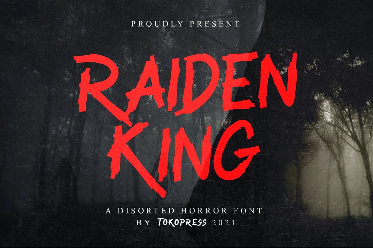 RAIDEN KING - Brush font Free Download Free Download