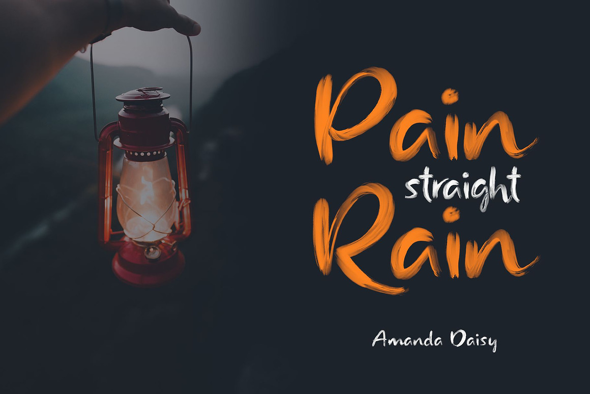 Rainly - Brush & SVG Font Free Download