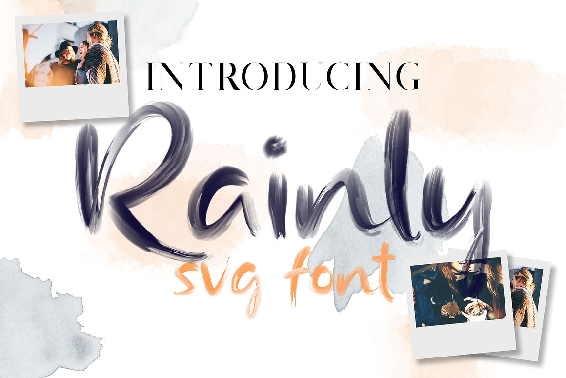 Rainly - Brush & SVG Font Free Download