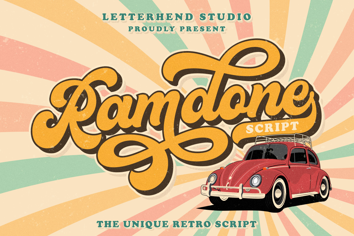 Ramdone - Retro Script Font Free Download