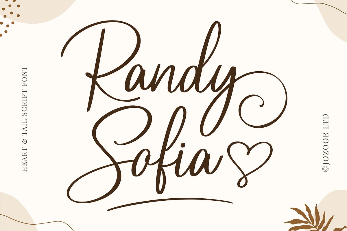 Randy Sofia - Lovely Script Font Free Download Free Download