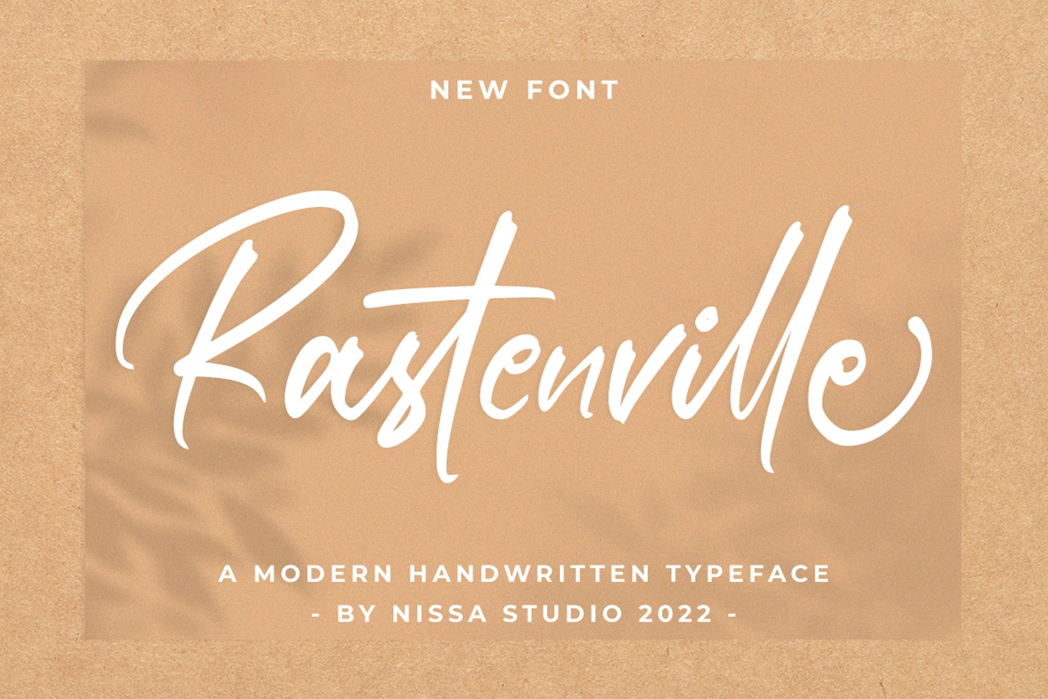 Rastenville - Signature Font Free Download