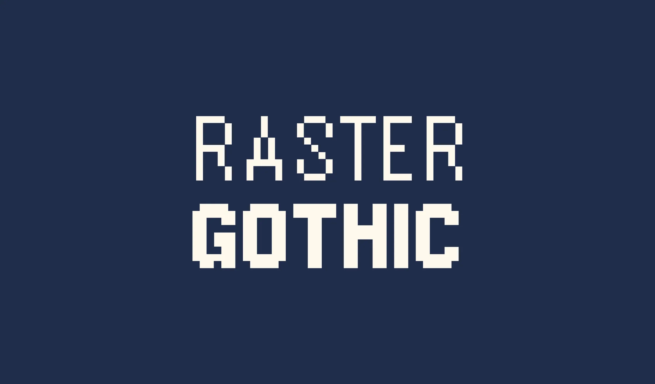 Raster Gothic Font Free Download