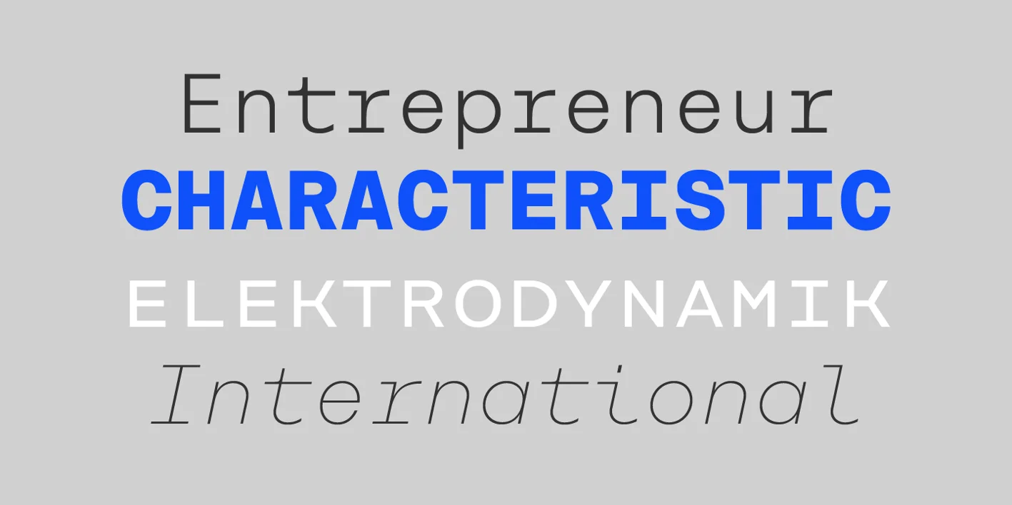 Rational TW Font