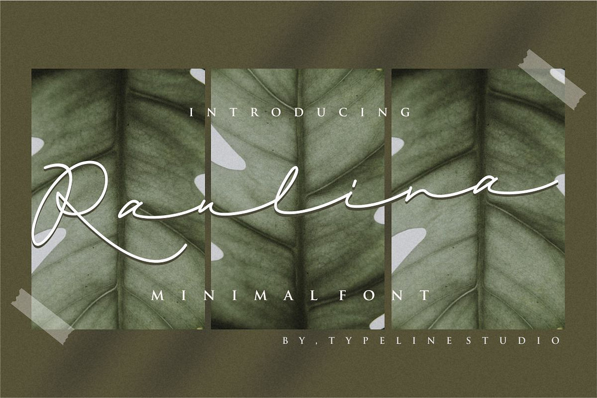 Raulina // Minimal font Free Download